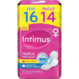 Absorvente Intimus Gel Tripla Protecao Suave C abas C 16un