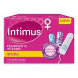 Absorvente Intimus Interno Médio C 8 Unidades