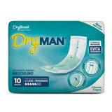 Absorvente Masculino   Dry Man   Kit 2 Pct   C  10 Unidades