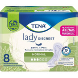 Absorvente P Incontinência Tena Lady Discreet Normal 8 Un