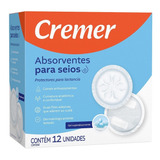 Absorvente Seios Cremer C 12un Kit C 3un