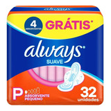 Absorvente Super Proteção Suave Com Abas 32 Unidades Always