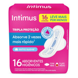 Absorvente Tripla Proteção Extra Suave C abas 16unid Intimus