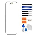 ABUSVEX Substituição De Vidro Original Para IPhone 16 Pro Kit De Reparo De Substituição De Tela De Vidro Da Lente Externa Frontal Para IPhone 16 Pro Series
