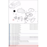 Acabamento Comando Mecânico Coifa Retrovisor Fiat Punto Novo