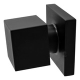 Acabamento De Registro Quadrado De Pressão Preto Black Matte Em Metal Império Imports Padrão 16 Estrias Tipo Deca