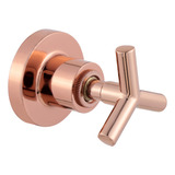 Acabamento De Registro Rose Gold Brilhante Padrão Deca C55