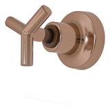 Acabamento De Registro Rose Gold Brilhante Padrão Deca C55