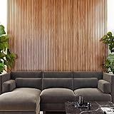 Acabamento Direito Painel Ripado Avelã Casa Grassi 2 85 Unidades Avelã