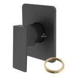 Acabamento Monocomando Quadrado Ducha Higienica Bidê Preto