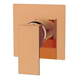 Acabamento Monocomando Rose Gold Chuveiro Base Deca Acabamento Brilhante Cor Rose gold