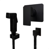 Acabamento P Registro Monocomando E Ducha Higiênica Black