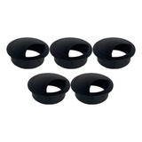 Acabamento Passa Fio Cabo 46mm Moveis Mesa Escritorio 5pçs