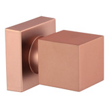 Acabamento Quadrado Registro Rose Gold Fosco Padrão Deca