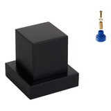 Acabamento Registro Quadrado 1 2 3 4 adaptador Docol Preto