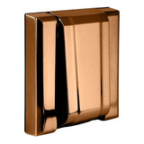 Acabamento Tampa Descarga P Hydra Luxo Metal Rose Gold Luxo