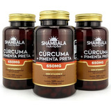 Açafrão Da Terra C Pimenta Preta 360 Cápsulas Shambala