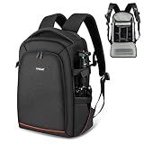 mochila fotografica prova bolsa camera grande capacidade compartimento laptop suporte ttripe chuva fotografo