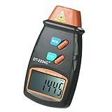 ACAGALA Tacômetro De Foto Digital Portátil A Laser Sem Contato Faixa De Tacômetro 2 5 RPM 99 999 RPM LCD Medidor De Velocidade Do Motor Com 3 Pcs Fita Reflexiva