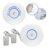 Access Point Ubiquiti Unifi U6 Plus Fonte Poe Kit C 2uni