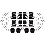 ACDelco Kit De Retentor De Pastilha De Freio Frontal Profissional 18K5909X Com Retentores Clipes Vedações E Buchas