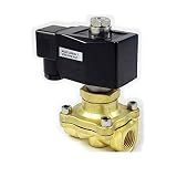 valvula solenoide latao polegada normalmente aberta valvula controle fluxo