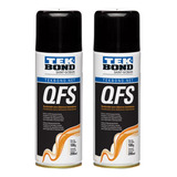 Acelerador De Cianocrilato Qfs Tek Bond 200ml Kit Com 2un Cor Incolor
