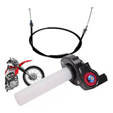 Acelerador Punho Rápido Alumínio Crf230 Com Cabo Original
