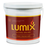 Acendedor Alcool Lumix Balde 6kg Carvão Lenha Fondue Buffet