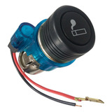 Acendedor Cigarro Isqueiro Gps Celular Carregador 12v Azul