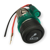 Acendedor Cigarro Isqueiro Gps Celular Carregador 12v Verde
