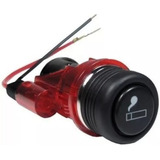 Acendedor De Cigarro Automotivo Univ Para Gps Led Vermelho