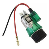 Acendedor De Cigarro Universal Verde 12v
