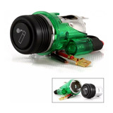 Acendedor De Cigarros Tomada 12v Verde Completo