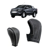 Acessório Couro Manopla Câmbio Automático Ford Ranger 12 19