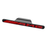 Acessório Emblema Amg Vermelho Mercedes Grade A B C E S Slk