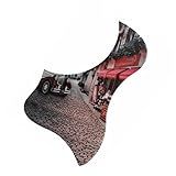 Acessórios De Guitarra Escudo De Guitarra De Estilo Personalizado Nova Placa De Proteção De Guitarra Pintada Proteção De Cordas De Proteção Pickguards  Color   06 
