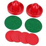 Acessórios De Hóquei No Gelo Mini Discos De Hóquei De Ar E Pás Kit De Ferramentas Plástico Vermelho Conjunto De Ferramentas Manteiga Para Mesa De Hóquei Air Hockey Da Tavolo M