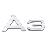 Acessórios Emblema Traseiro Audi A3 Sportback Sedan 
