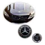 Acessórios Mercedes Emblema Logo Adesivo Capô 55mm