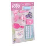 Acessórios P Boneca Newborn Mamadeira Chupeta Fralda 11 Pç