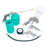 Acessorios P compressor Stels 5pç Pistola Pintura Calibrador