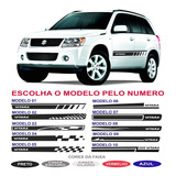 Acessorios Suzuki Grand Vitara Adesivo Lateral 2009 A 2016