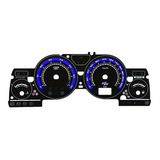 Acetato Translucido Painel Astra Zafira Ss Azul 3 Leds