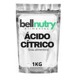 Acido Citrico Puro 1kg Grau Alimenticio