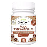 Acido Tranexamico 60 Capsulas Sunfood Promoção