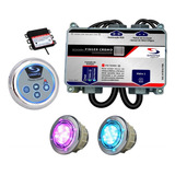 Acionador Digital Banheira Motobomba Finger Cromo 2 Spot