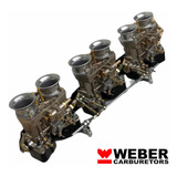 Acionamento Tripla Carburação Weber Idf 40 44 Opala 6cil