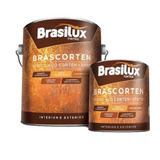 Aço Corten Brasilux Kit Efeito Ferrugem Base 3 6 900ml