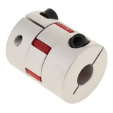 Acoplamento Flexivel 8mm X 10mm Externo 25 X 30mm Cnc Red